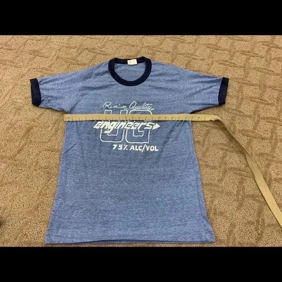 Vtg UG Engineers Racing  Single Stitch T-Shirt - Picture 7 of 9